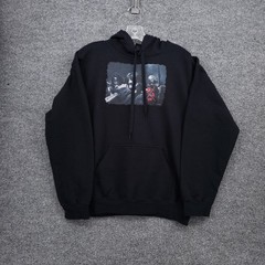The Walking Dead Season 10 AMC Hoodie Mens Medium Black Gildan Sweatshirt Fleece