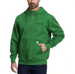 John Deere 1/4 Zip Hoodie Sweatshirt Men’s Green, size Medium NWT