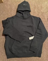 Fear of God Essentials Black Stretch Limo Hoodie Brand New Size M!