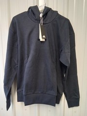 Adidas Mens ALL SZN All-Season Fleece Hoodie Ink Blue Size Small NWE