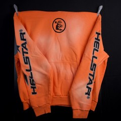 Hellstar Fire Orange Hoodie Authentic Size – XL ✅ Trusted Seller