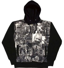 The Walking Dead Classic Image Sublimation Adult Zip Hoodie Daryl Zombies Horror