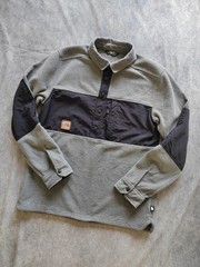 The North Face Men’s Walking Hiking Davenport Pullover Fleece Grey Size Medium