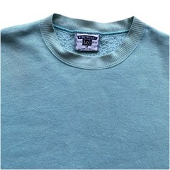 Vintage Green Sweatshirt 90s Lee Solid Plain Basic Medium Crewneck Pistachio