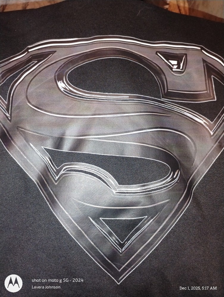 1pc Men’s Justice League Superman Logo Hooded Sweatshirt