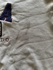Beige USA Colorado Graphic Embroidered Logo Crewneck Sweatshirt XL Cotton