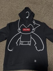 Southpole x Astro Boy Men’s Black Graphic Fleece Pullover Hoodie Pockets XXL