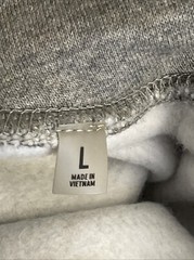 Authentic Fear of God Essentials Men’s Dark Oatmeal Pullover Hoodie Size Large