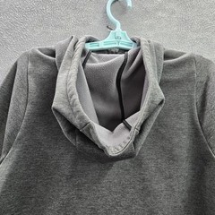 Nike Men Hoodie L Gray Fleece Dri-Fit Activewear Logo Long Sleeve