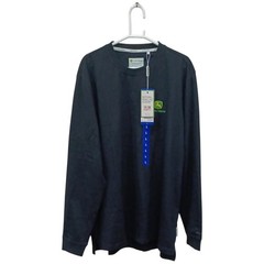 John Deere Men’s Long Sleeve L T-Shirt Embroidered Logo Crew Neck Black NWT