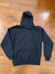 Super Heavyweight Hoodie Boxy Oversized Fit Unisex Double Layered Hood Black Bla