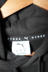 Puma x Hyrox Hoodie Unisex Medium Black Chicago 2025 World Series Fitness Racing