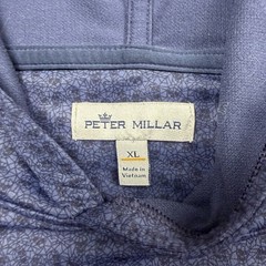 Peter Millar Crown Sport Pine Performance Hoodie Men XL Fractured Skulls Golf