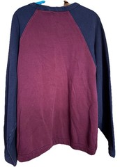Vintage Warner Bros SCOOBY DOO Sweatshirt Thick SZ Large Unisex Burgundy / Navy