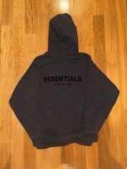 Essentials Black Hoodie Size M