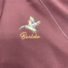 Burlebo Sweatshirt Mens XXL Red Hoodie Pullover Fleece Duck Outdoors Camo