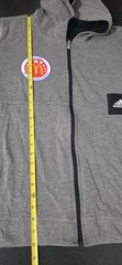 Adidas Gray Full Zip Front Hoodie L McDonald’s All American Games Basketball EUC