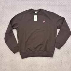 New Balance Made in USA Core Crewneck Sweatshirt SZ Medium Dk Brown-red