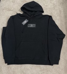 KITH X SPIDER-MAN WEB LOGO HOODIE IN BLACK SZ MEDIUM BRAND NEW