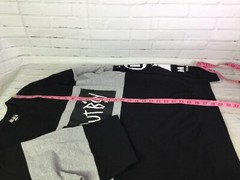 Fall Out Boy Manhead Panel Logo Sweatshirt Pullover Black Gray Men’s Size M
