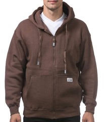Pro Club Men’s Heavyweight Full Zip Fleece Hoodie
