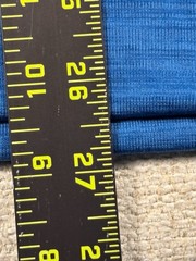 DSG Polarized 1/2 Zip Fleece Hooded Sweatshirt Men Large Heathered Blue Athletic