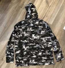 Robert Graham Men’s Hoodie 2XLT Classic Fit Black White Activewear Casual Modern