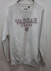 Vintage CI Sport Heavy Sweatshirt Vassar College Embroidered Letter XL