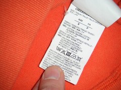 Off-White c/o Virgil Abloh “Fall Winter 2020” Orange Sweatshirt Mens Size Small