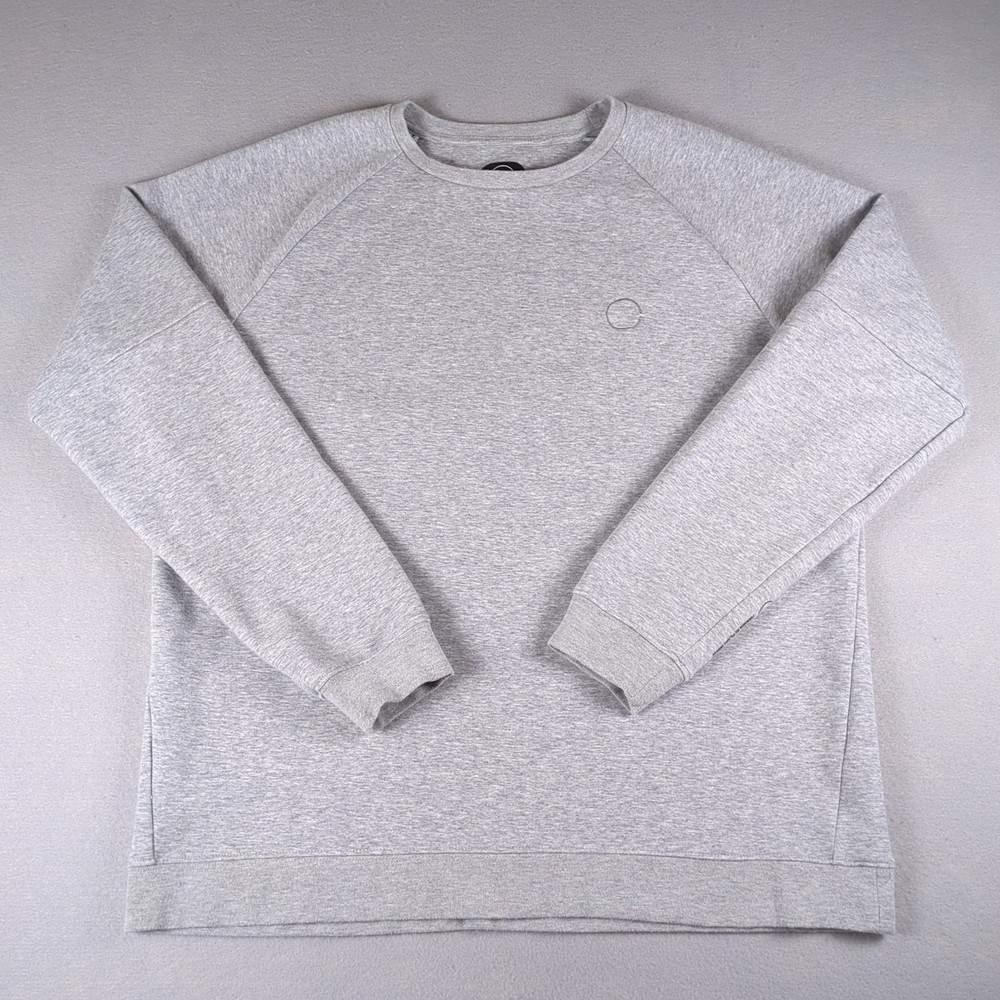 Cloak Crewneck Sweater Mens Extra Large Gray Pullover Hidden in Plain Sight Logo