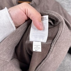 Nike Yoga Hoodie Mens 2XL XXL Brown Dri-Fit Full-Zip Fleece DQ4876-004