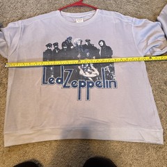 Led Zeppelin People Of Leisure Crew Neck Sweatshirt Size Large
