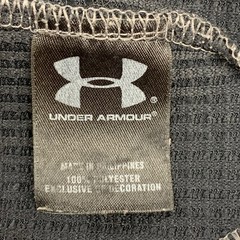 Under Armour 2XL Pullover Mens Gray Black 1/4 Zip ColdGear Waffle Knit Loose Fit