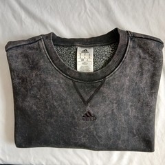 Adidas Logo All Season Acid Washed Sweatshirt Medium Relaxed Fit