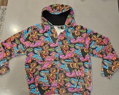 Vintage Volcom Creatures Snakes And Dragons Hoodie Y2K