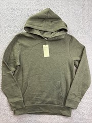 Goodfellow & Co. Mens Medium Olive Green Every Wear Fleece Hooded Sweatshirt