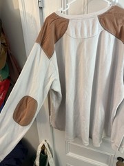 Legendary Whitetails Men’s 3XL Beige Brown Henley Pullover Sweatshirt Deer Print