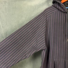 Nike BRS Air Force 1 Hoodie Mens Size Large Loose Fit Striped Faded RARE