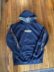 Quicksilver Vintage 90s Y2K Blue Sweatshirt Size Xl