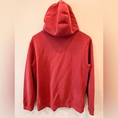 Nike Hoodie Full Zip Red Black Spellout Small S Unisex Mens Womens