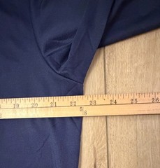 Coofandy 1/4 Zip Pullover Polyester Spandex Mock Neck-Men’s M-Navy Blue-NWT