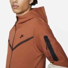 Nike Tech Fleece Windrunner Hoodie Burnt Sunrise Orange Bone CU4489-825 2XL Men