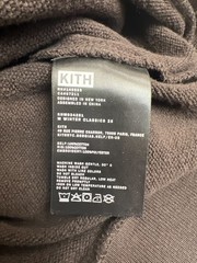 Kith Lg Garment Dyed Fleece Mockneck Sweatshirt Dk Brown NWT 100% Authentic