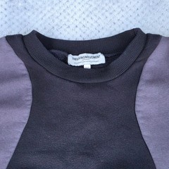 The Giving Movement Colorblock Sweatshirt Mens XS/S Black Oversize Sustainable