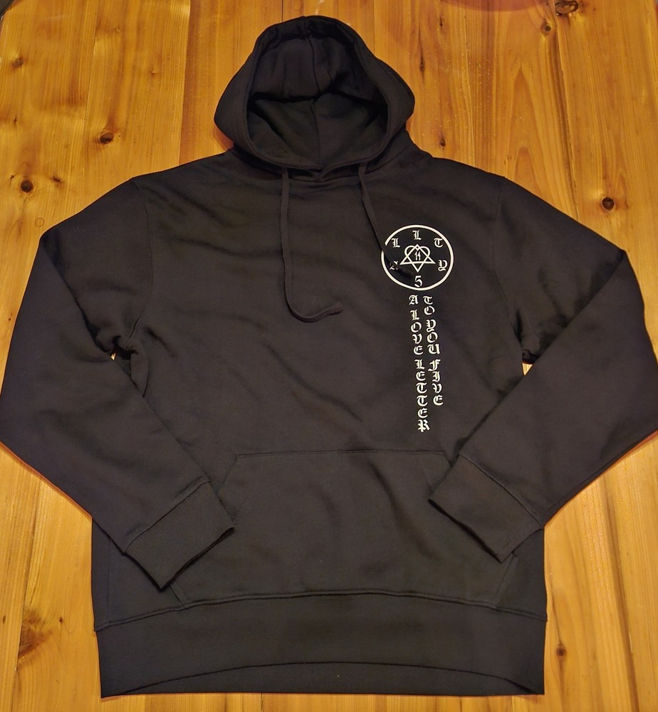 Trippie Redd Hoodie Mens-A Love Letter To You 5 Lunar Hooded Sweatshirt-Blk-Med