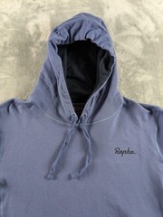 Rapha Hoodie Mens Medium Blue MTB Trailwear Pullover Cycling Performance Logo