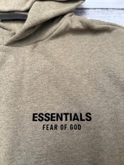 NEW Fear of God Essentials Fleece Hoodie (FW24) Heather Gray Sz XXS-XL FREE SHIP