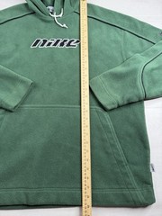 Vtg Nike Pullover Hoodie Sherpa Fleece Green Travis Scott 90s Y2K Mens M RARE