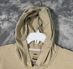 Nike Yoga Dri Fit Hoodie Mens Medium Beige Pullover Sweatshirt Lightweight