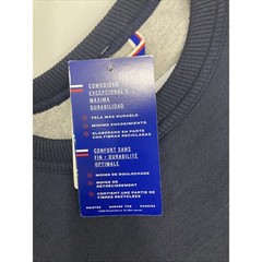 Champion Men Small Sweatshirt Navy Blue Round Neck Long Sleeves New